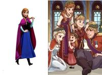 迪士尼公主结婚之后，艾莎的丈夫是汉斯，爱丽儿的孩子有点特别