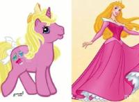 当迪士尼公主变成小马宝莉后，花木兰真女神，茉莉公主辣眼睛！