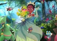 当迪士尼公主遇见宝可梦，木兰是最强龙系大师，爱丽儿翻版可达鸭