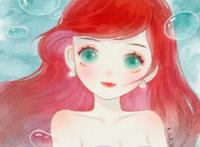 迪士尼公主成为头像后，白雪公主双眼朦胧，爱丽儿笑容最好看