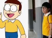 当《哆啦A梦》变真人cos后，蓝胖子变萌妹子，看到静香感觉恋爱了