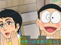 哆啦A梦全员照魔镜，大雄帅到认不出，机器猫方形脸太搞笑！