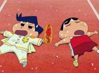 蜡笔小新：谜团！花之天下春日部学院，动漫里炒面面包乃青春符号