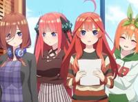 《五等分的新娘》开播，新年伊始就见松冈行为，你可真勤勉呢