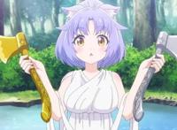 动漫中也有樵夫和斧头的故事！樵夫：我全都要