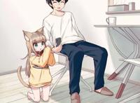 动漫壁纸：你家猫咪也许做到这些，但有一点应该做不到！