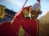 动画两不疑高甜预警，皇后娘娘领兵出征，临行前还不忘抱抱皇帝