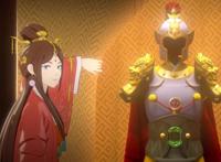 动画两不疑高甜预警，皇后娘娘领兵出征，临行前还不忘抱抱皇帝