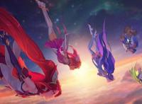 英雄联盟经典系列皮肤：虐心的友情！三代星之守护者们的故事