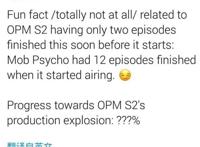 一拳超人：第二季确认播出时间，第一集为“特番”，新视觉图看崩