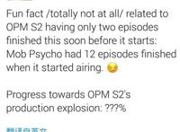 《一拳超人》第二季仅制作完成2集，能否如期上映？做好心理准备