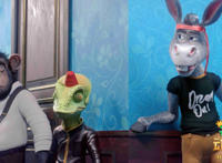 电影《芒咕的动物城》正在热映，动物王国惊险刺激酒店追逐战