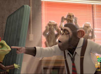 电影《芒咕的动物城》正在热映，动物王国惊险刺激酒店追逐战