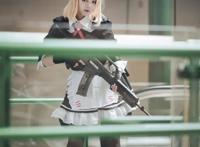 国人可爱美少女COS的两组少女前线角色！不用过多修饰也很不错哦