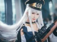 国人高颜值妹子COS的《少女前线》枪娘！造型真是相当酷哦！