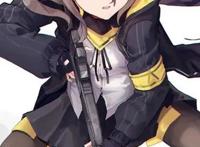 《少女前线》ump45，动漫全面屏壁纸