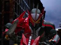 假面骑士：自制版圣刃，飞羽真充满霸气，剑斩贴切忍者