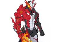 假面骑士：自制版圣刃，飞羽真充满霸气，剑斩贴切忍者