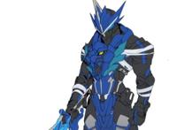 假面骑士：自制版圣刃，飞羽真充满霸气，剑斩贴切忍者