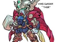 当漫威英雄和高达结合：绿巨人变钢铁巨人，黑寡妇变最丑女英雄？