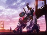 《境界战机》继承日升公司基因的首部动画，倚重手绘的机器人战斗