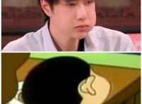 明星撞脸动漫人物！王一博撞脸蜡笔小新，刘涛神似围裙妈妈