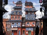 动漫中的房子都很有特色，不仅造型古灵精怪，连选址都别具一格