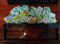 带有简单动漫图案的DIY键盘带防水贴纸