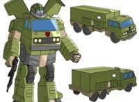 变形金刚动漫人物：《领袖之证》剧情中的强力愣头青-汽车人隔板