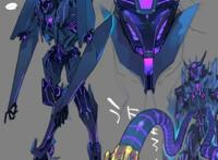 变形金刚动漫人物：重涂领袖之证霸天虎情报侦察部队指挥官-声波