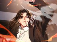 《烈火浇愁》漫画，盛灵渊的妆容太像女孩子，宣玑的黑色口红抢镜