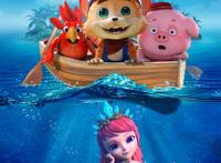 口碑爆棚，好评不断！3D/2D动画电影《探探猫人鱼公主》全国热映中