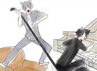 《猫和老鼠》集体拟人化，杰瑞带着汤姆玩自拍，布奇秒变钢琴王子