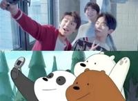 《咱们裸熊》真人版在国内出现了！TFboys巧妙的还原动画片场景！