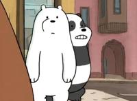 咱们裸熊是美国动漫，他有一个奇怪的造型，有的还会功夫和做饭呢