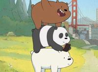 《神奇宝贝》中的三只小熊，简直可以cos《咱们裸熊》