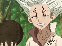 动漫《石纪元》狮子王司离开千空也能帮忙，给千空送去最需要的人