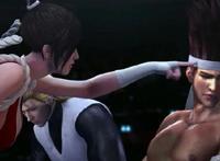 《拳皇命运》麻宫雅典娜还原经典开场白，不知火舞呐喊助阵特瑞！