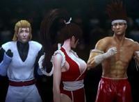 《拳皇命运》麻宫雅典娜还原经典开场白，不知火舞呐喊助阵特瑞！