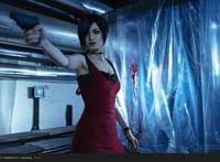 生化危机重制版艾达王超还原cosplay，每一张都如同游戏画面一般