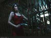 生化危机重制版艾达王超还原cosplay，每一张都如同游戏画面一般