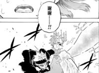 黑色五叶草漫画212话：阿斯塔成为英雄，最后只能仓皇而逃