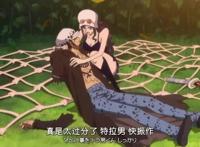 海贼王剧场版：罗宾和罗再互动，索隆的头更绿了，网友：我反对