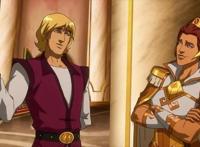 希曼和骷髅王双双消失，宝剑一分为二，邓肯武士被逐出王国！