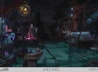 《英雄联盟：双城之战》场景手稿臻品果然精益求精