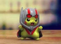 《复仇者联盟》变装皮卡丘手办：雷神像金毛狮王拿着大锤，萌翻天