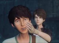 这两个动漫男生，走错片场连亲队友也没发现，简直是双胞胎