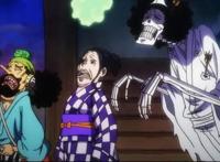 952话海贼王：鬼岛局势紧张，两位四皇相见就打，索隆取回秋水