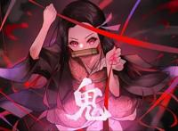 国外美女COS祢豆子，女仆装有点小性感，六岁小孩也来凑热闹