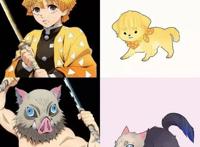 鬼灭之刃：全员狗狗化，最美祢豆子一言难尽成垫底